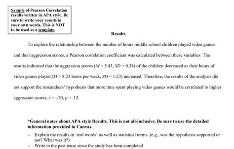 results in apa format|APA Results Section ~ Explanation & Examples .